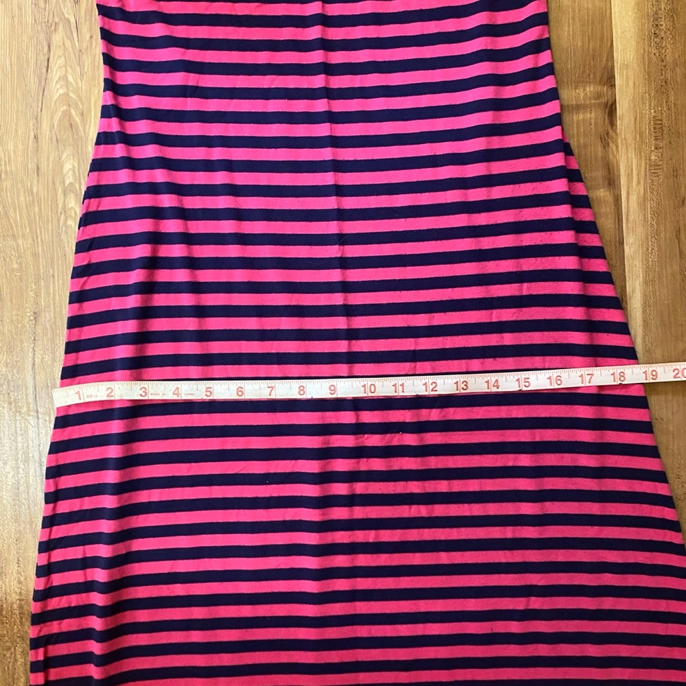 Striped Pink and Black Maxi Dress - Picture 7 of 8